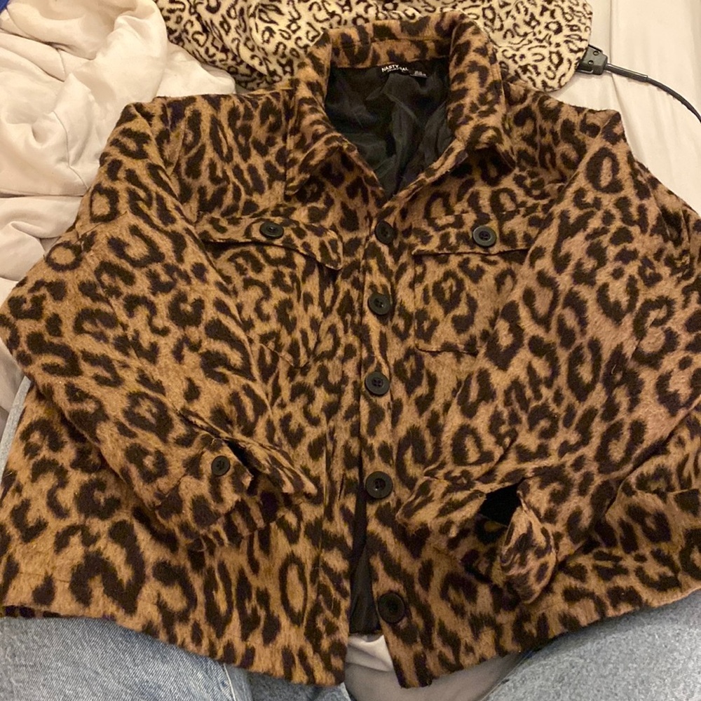 Nasty gal cheetah print jacket